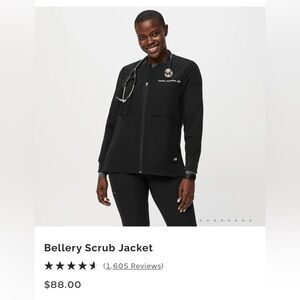 Small figs scrub jacket